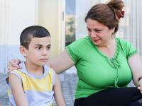 “One day after school he was waiting in a line of school buses. And a rocket hit the bus in front of him. Four of his friends were killed.” (Kos, Greece)