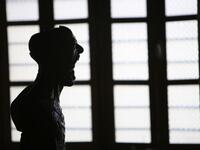 A picture taken at the Museum of Modern Art in Kuwait City on October 4, 2018, shows a sculpture by Kuwaiti artist Sami Mohammed. 
Yasser Al-Zayyat / AFP