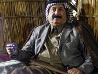 A member of an Iraqi clan is pictured inside a straw tent in the town of Mishkhab, south of Najaf on November 15, 2018.
Haidar HAMDANI / AFP