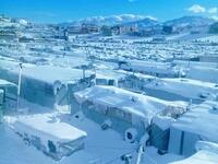 Syrian refugees’ camp in Irsal swamped by snow after storm  hit Lebanon (Twitter)