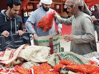 Eating locusts in Kuwait making a significant comeback (Twitter)