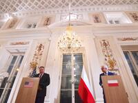 During the press conference Secretary of State Pompeo emphasized the importance of good PLO-US relations and thanked Poland for co-hosting the Warsaw Summit to promote a future of peace and security in the Middle East (Twitter)