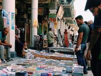 People browse through the books (Twitter)