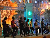 Saudi Arabia: Dancers rehearse for the upcoming Eid al-Fitr celebrations at the Masmak quarter in the Saudi capital Riyadh, days ahead of the three-day feast which marks the end of the Muslim holy fasting month of Ramadan.