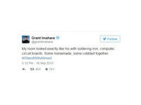 Grant Imahara tweet