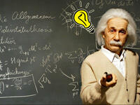 Einstein thinking bulb #If Einstein was Lebanese
