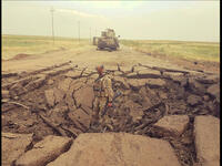 Hole in the ground, Iraq