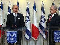 laurent fabius bibi netanyahu