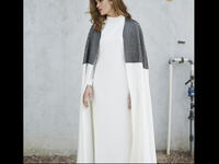 "We want to challenge the status quo that someone who wants to dress modestly can't be on-trend", Nazmin Alim of the British label Modestwear (pictured here) said in an interview with The Times.  The brand is promoted by none other than Sheika Moza. Roomy jackets send out a message, "I've got it, but I won't flaunt it."

