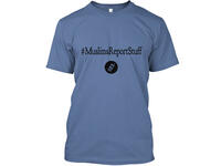 ‏Entrepreneurs moved in quickly, see this t-shirt offer that lets the world know that you're Muslim AND you report stuff!  Ten percent of proceeds suposedly go to the Muslim American Society! @Dr_Slater summed it all up like so,”Thankful for #muslimsreportstuff and the humorous grace of American Muslims in the face of such Islamophobia”. 

