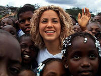 Shakira - For 17 years, the Colombian-Lebanese singer's Barefoot Foundation and ALAS has provided education and support for early childhood development intervention in poor communities. A UNICEF Goodwill Ambassador since 2003, the International Labor Organization honored in 2010 for her humanitarian work. She supports another 10 charities!
