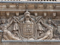 Details of the amazing architecture of the Louvre Museum. (Shutterstock/ File)