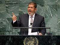 Morsi finger wagging