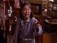When Mrs Kim is horrified to find her daughter Lane living alone with two boys - the horror - she runs to Lorelai panicking. Lorelai suggests that Kim simply thinks of them as girls. Surprisingly, this does the trick and Kim returns calmly to her daughter’s apartment for tea. Most Arab girls can only move out of mum's home when they get married. 