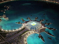 Doha Port Stadium which is set to be built in Doha. (qatar.to)
