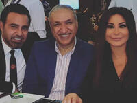 Elissa also posted a picture of Assi Alhallani and Salem Al Hindi to her Instagram account captioning it "My