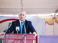 After years of self-imposed political exile, Jordan’s Islamists will join this year’s election. Since Jordan’s branch severed ties with the Cairo-based Muslim Brotherhood, the re-organized Islamic Action Front are seeking a stronger role in parliament this year. Here, Atef Odeibat speaks at a Wasat al-Islami rally in Amman.
