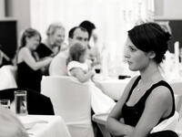 single at a wedding 