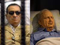 Mubarak and Sharon 