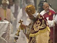 Egyptian Coptic Pope Tawadros II Easter mass