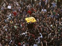 Thousands of demonstrators took to the streets of Cairo, facing a massive police presence, to demand the ouster of President Hosni Mubarak in a protest.