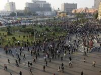 The streets are filled with angry protestors.