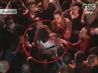 Tahrir demands more departures, in an aggressive show of unwelcome:
The ousting of Aliaa Mahdy, the 'naked blogger', from the square- came ahead of today's show of elections. Mubarak may 
have been the first departure but he is not the last to be unceremoniously expelled from this 'demanding' square.  

