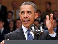 الرئيس الأمريكي باراك أوباما في قمة الثمانية