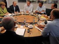 الزعماء الكبار في قمة الثمانية 