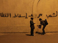 "The people want the regime to fall".