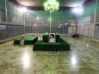 The shrine of the late founder of the Islamic Revolution Ayatollah Ruhollah Khomeini at Khomeini's mausoleum in Tehran.