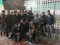 Iranian high school students visit the shrine of Ayatollah Ruhollah Khomeini.