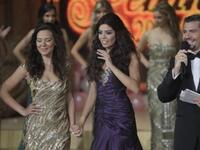  Miss Lebanon 2011 Yara Khoury Mikael reacts as she is named Miss Lebanon 2011 beauty contest.