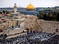 Jerusalem's famous sky line with Dome of Rock
