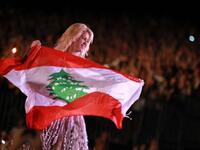Despite her pride in her Lebanese heritage this is the 1st  performance in the 'fatherland', days before Morocco and after the UAE. Sometimes this more-Latina-than-Lebanese is claimed as Syrian -  Syria and Lebanon have found something else to disagree over: maybe they can settle on Greater Syria.