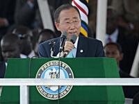 The Secretary General of the United Nations, Ban Ki Moon.