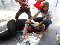 man severely wounded