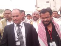 Yehya Muhammed Ismail: son-in-law of President, pilot, defected to join the protesting masses. As seen here, protesting Qat-friendly. In fact since Qat juice, swallowed, has an amphetamine-like effect, it can incite protest fever, sustaining them overnight.