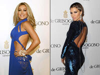 Maya Diab, Lebanese model and singer, is clearly ready for bikini season as she was showing a lot of skin on the red carpet. Bedecked in jewels and with enough volume in her eyelashes to cause a public safety warning, Diab gave the French cameras her best angle