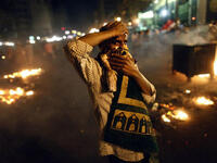 Muslim Brotherhood pro Morsi clashes july 16, Cairo