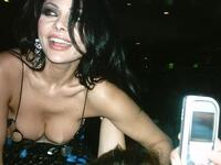 While Egypt was struggling for freedom her breasts seem to be struggling for release of their own! Her cleavage the subject of debate even while the Middle East has heavier matters to deal with!