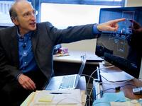 Cool Laureate: American Saul Perlmutter, one of three to earn the Physics Prize, with co-patriot Adam Reiss, & Australian Brian Schmidt, was commended for discovering “the accelerated expansion of the universe through observations
of distant supernovae". Their research calculated that the universe would expand til a state called 'Big Freeze'.