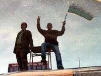 V sign for victory and the Libyan flag marking the national hopes for the new Libya. Saif al-Gaddafi as Gaddafi's most high-profile son, and demonstrably loyal seed, politically, til the hard-finish, al-Islam was considered the presumptive heir. Libya can now revel in a new-found security & stability in the absence of a lingering Gaddafi menace.