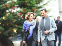 Assad and Asma depicted in Vogue shoot 