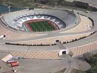 4- ملعب آزادي في طهران (إيران) بسعة 95,225 ألف متفرجاً.