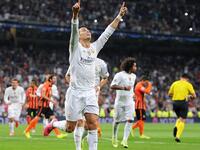 2015-2016: مباراة ريال مدريد وشاختار دونيتسك (4-0) بتاريخ 15-9-2015.
