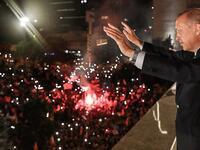Turkish president Tayyip Erdogan claimed victory in Sunday's (June 24) presidential election and said his ruling AK Party and its alliance partner had won a parliamentary majority. (Reuters)