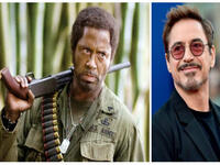 الممثل الأمريكي "روبرت داوني جونيور": عند إصدار فيلم Tropic Thunder واجه انتقادًا بعد اختيار "روبرت داوني" ليقوم بأداء دور رجل أسود يعاني من "إعاقة ذهنية".