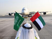احتفالاً باليوم الوطني السعودي الـ88، أعلنت طيران الإمارات اليوم عن تشغيل طائرة الإيرباص A380 لمرة واحدة فقط إلى الرياض، وذلك يوم الأحد الموافق 23 سبتمبر.