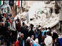 استخدام النظام للدين: فقد دفع النظام مفتي حلب إلى الطلب من الشباب أن يلتحقوا بجيش النظام، عدا عن التعبئة الدينية في المساجد من خلال خطب الجمعة، أو التعبئة المذهبية في المناطق التي تحتوي على أقليات.